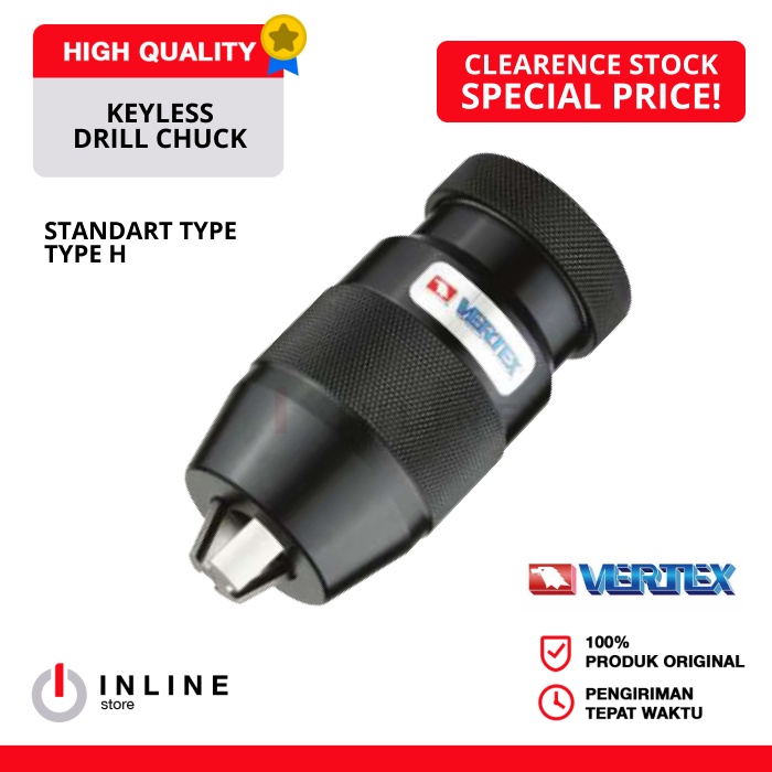 KEYLESS DRILL CHUCK VERTEX