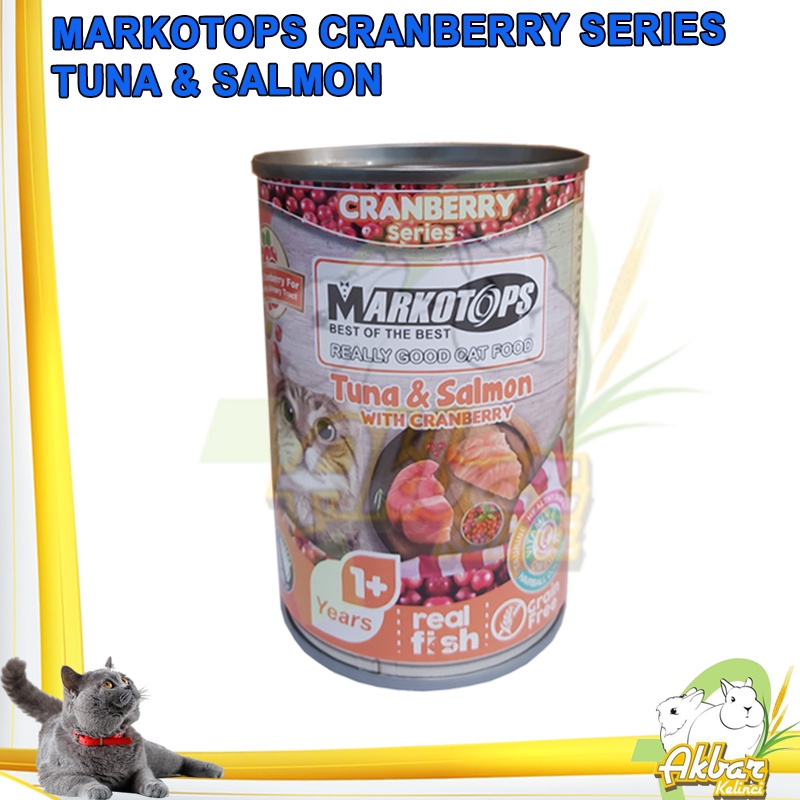 Markotops Kaleng 400 gram Wet Food CRANBERRY Series