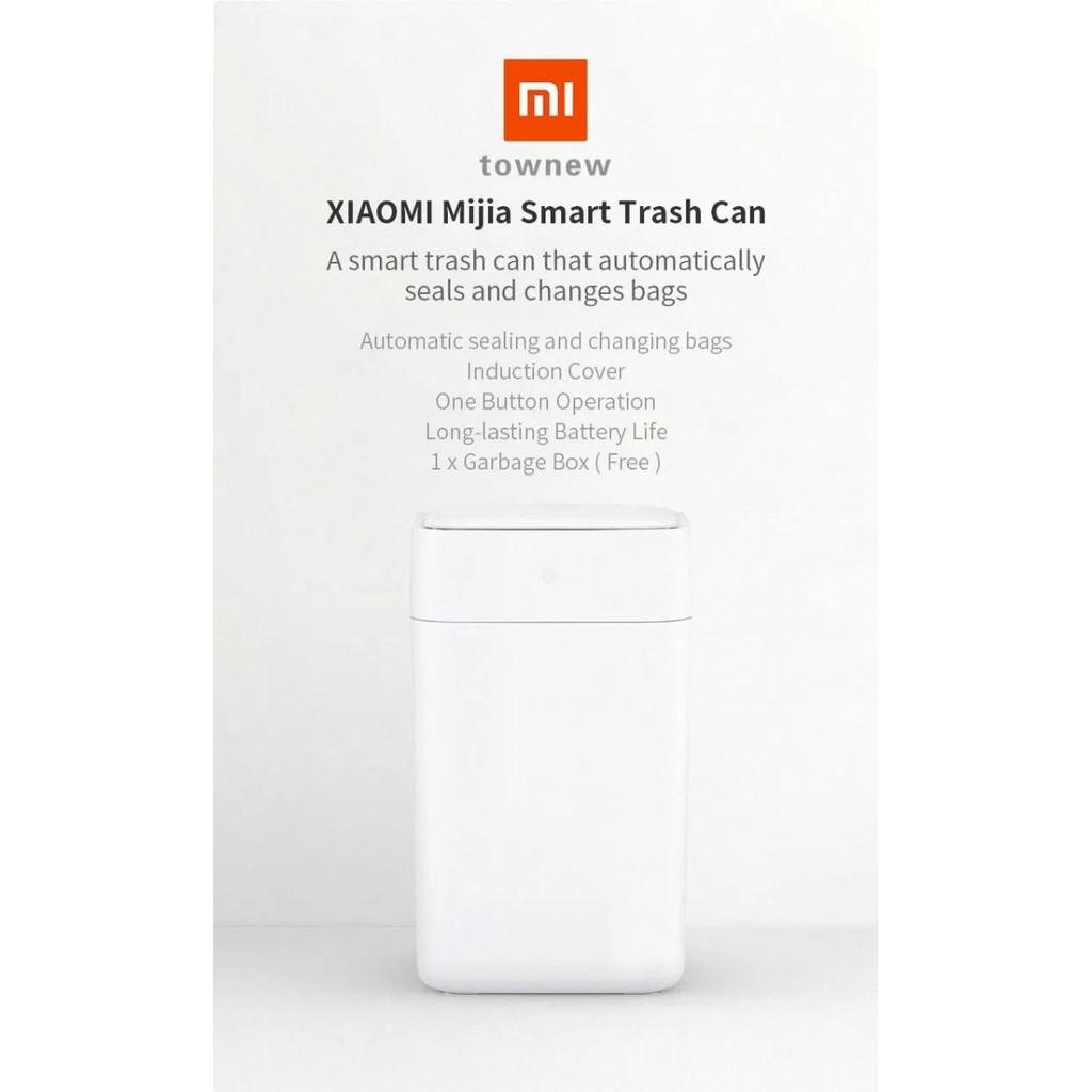 XIAOMI TOWNEW Smart Trash Can with Infrared Motion Sensor - TOWNEW T1