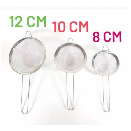 SARINGAN TEH STAINLES 5 CM ANTI KARAT