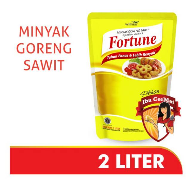 Minyak goreng 2 L Liter Sovia Fortune, Filma, Tropical, Sunco, Rosebrand