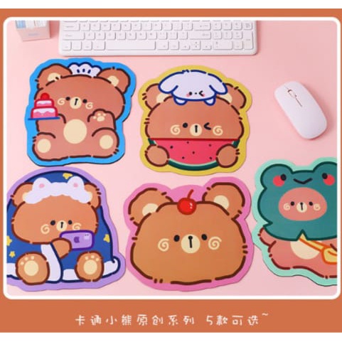 ~ PIYOSHI08 ~ Mouse Pad Anti Slip Motif Karakter Lucu Murah AF82