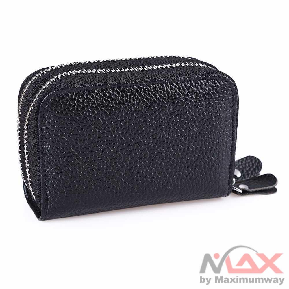 Rhodey Dompet Kartu Anti Maling Magnetik RFID - 305 Warna Hitam