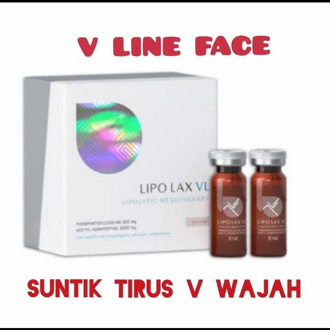 ECERAN LIPOLAX VL VSHAPE V LINE SUNTIK UNTUK TIRUS WAJAH LEMAK PIPI CHUBBY