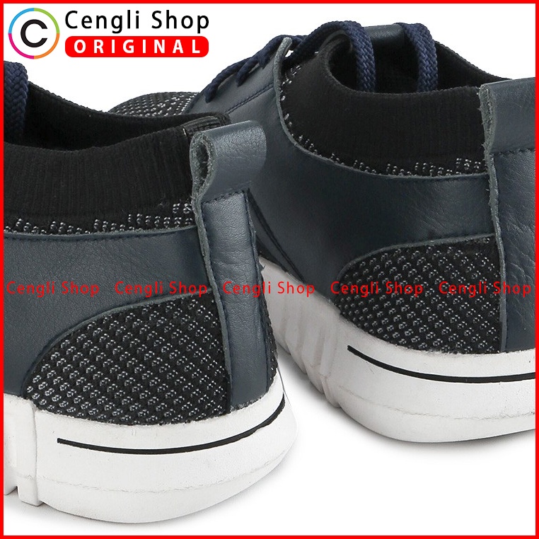 SEPATU PLAYBOY PRIA ORIGINAL SNEAKER CASUAL BRANDED ASLI BIRU NAVY PL30