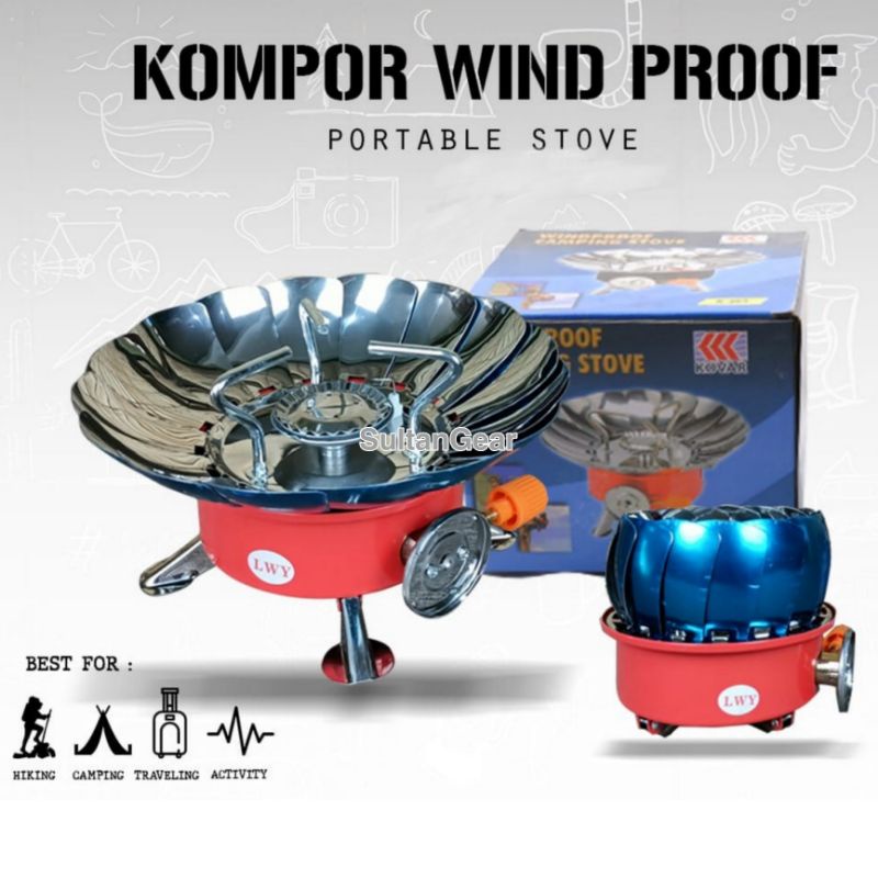 KOMPOR CAMPING WP / KOMPOR WINDPROOF/ KOMPOR CAMPING/ KOMPOR PORTABLE