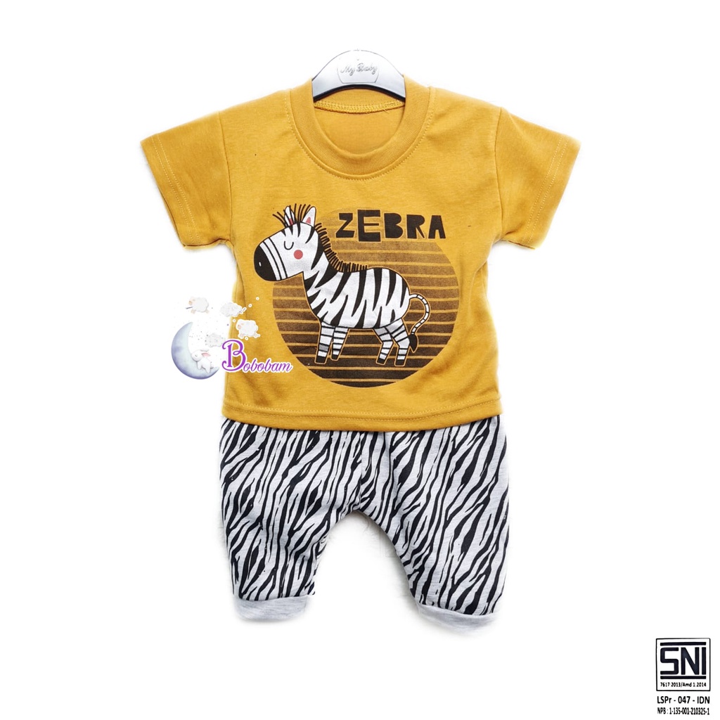 ECER BAJU KAOS COWO HEWAN ZEBRA TRENDY KECE ANAK LAKI-LAKI / SETELAN ANAK HARGA GROSIR