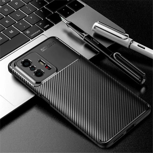 XIAOMI 11T / 11T PRO SOFT CASE FOCUS CARBON ORIGINAL