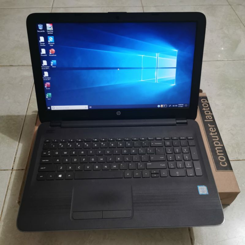 Laptop HP 250 G5 Cor i3-6006U Gen 6 Ram 4GB HDD 500 Layar 15 inc HD Graphic 520 Windows 10 mulua