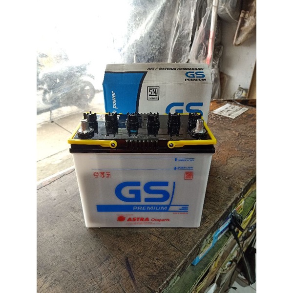 Jual Aki Accu Basah Mobil GS Premium Astra NS60 46B24R 12V-45AH