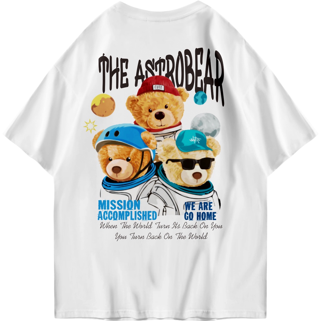 FIRSTLAST Oversized Tshirt The Astrobear | Kaos Oversize Pria dan Wanita