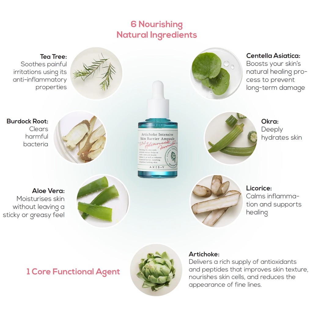 [BPOM] AXIS-Y Artichoke Intensive Skin Barrier Ampoule