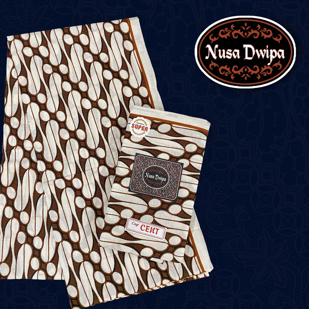 Jarik Nusa Dwipa Motif Parang Asmo Putih