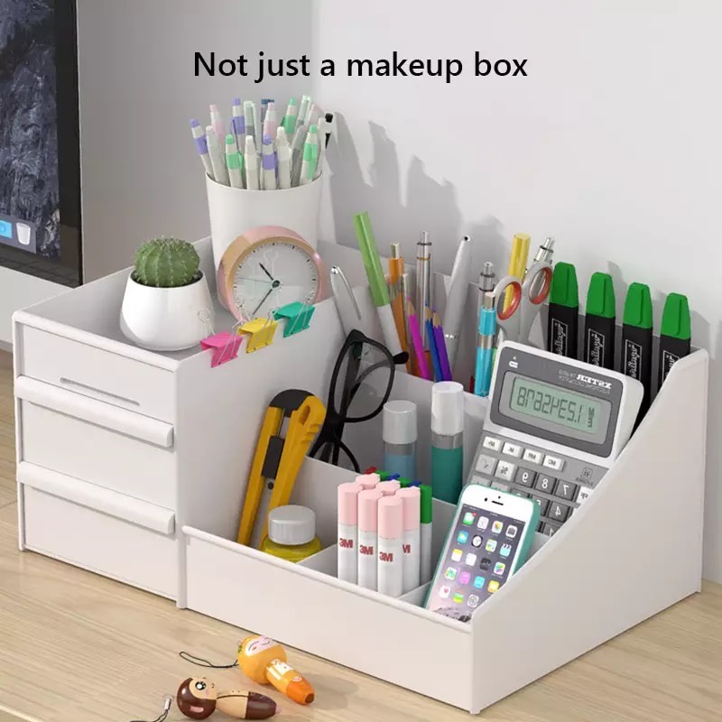 RAK KOSMETIK DRAWER 2 LACI / KOTAK PENYIMPANAN MAKE UP / RAK KOSMETIK / STORAGE COSETIC BOX / COSMETIK STORAGE DRAWER