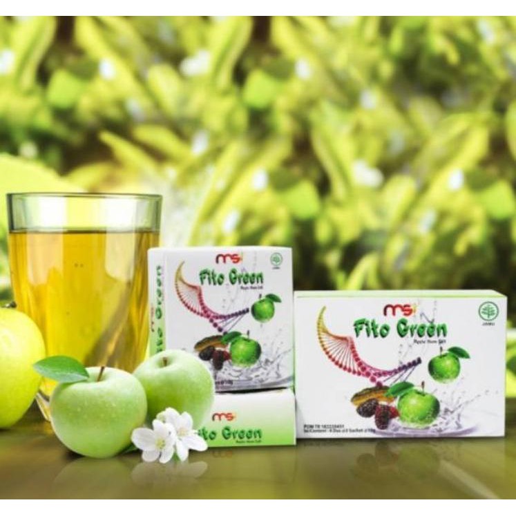 Fito Green Apple stem cell MSI minuman kesehatan badan sehat imun kuat