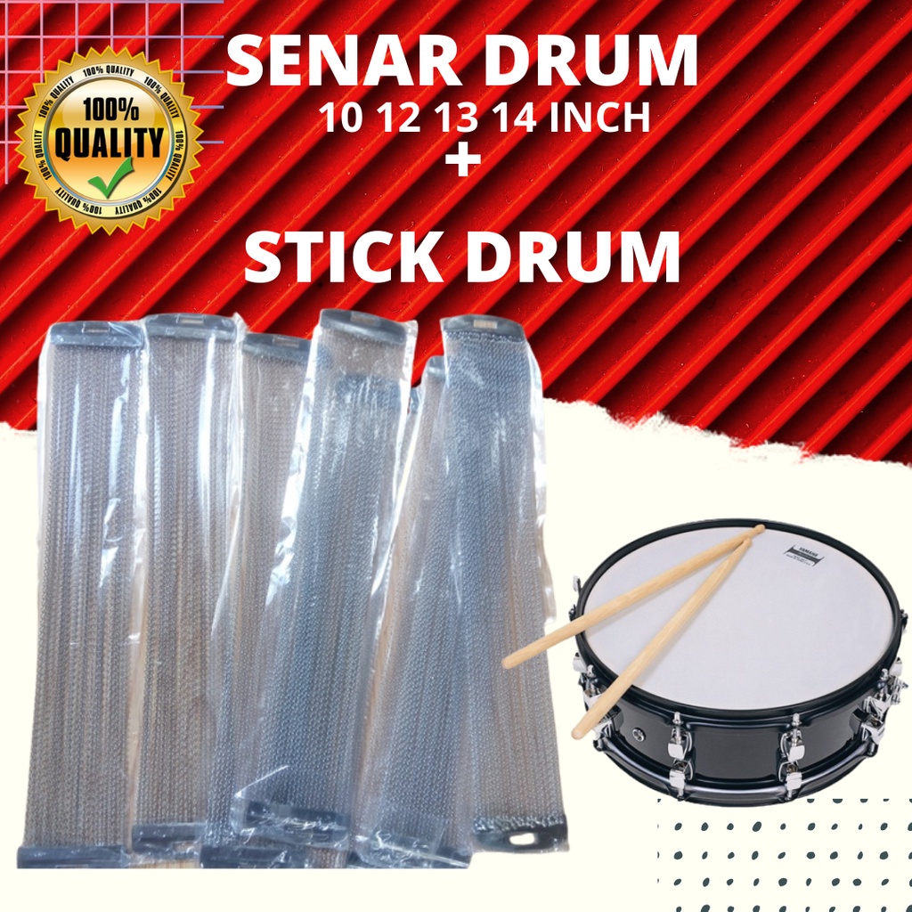 Snapy Snare Senar Dram Kajon Cajon Elektrik Akustik Travel Box Mini Plus Stick Pemukul Drum 10 12 13