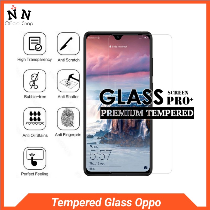 Spigen Tempered Glass OPPO F9 Pro HD 2.5D Protection Anti Gores Kaca