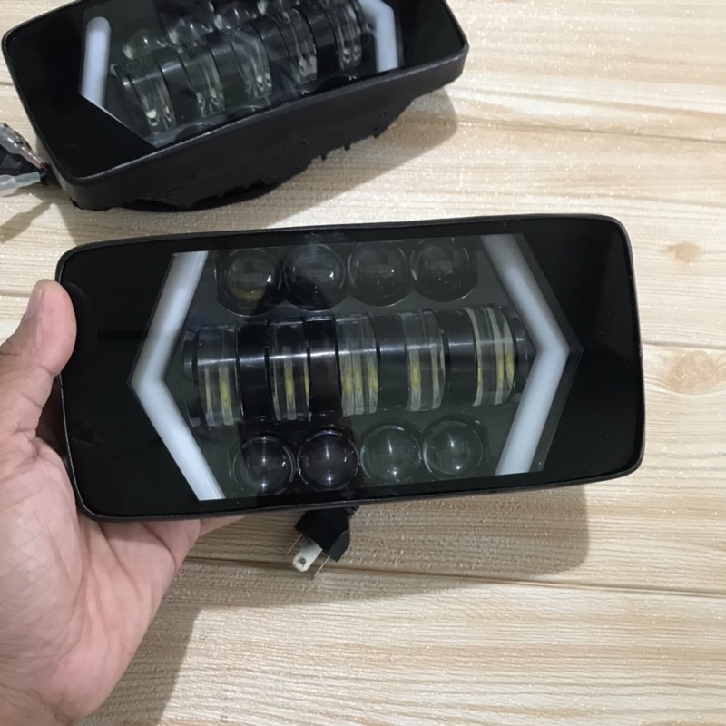 headlamp lampu depan daymaker vespa excel