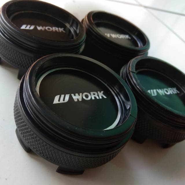 Dop Center Velg Work Meister model silinder 6cm Atau Tutup As Roda Ban Mobil