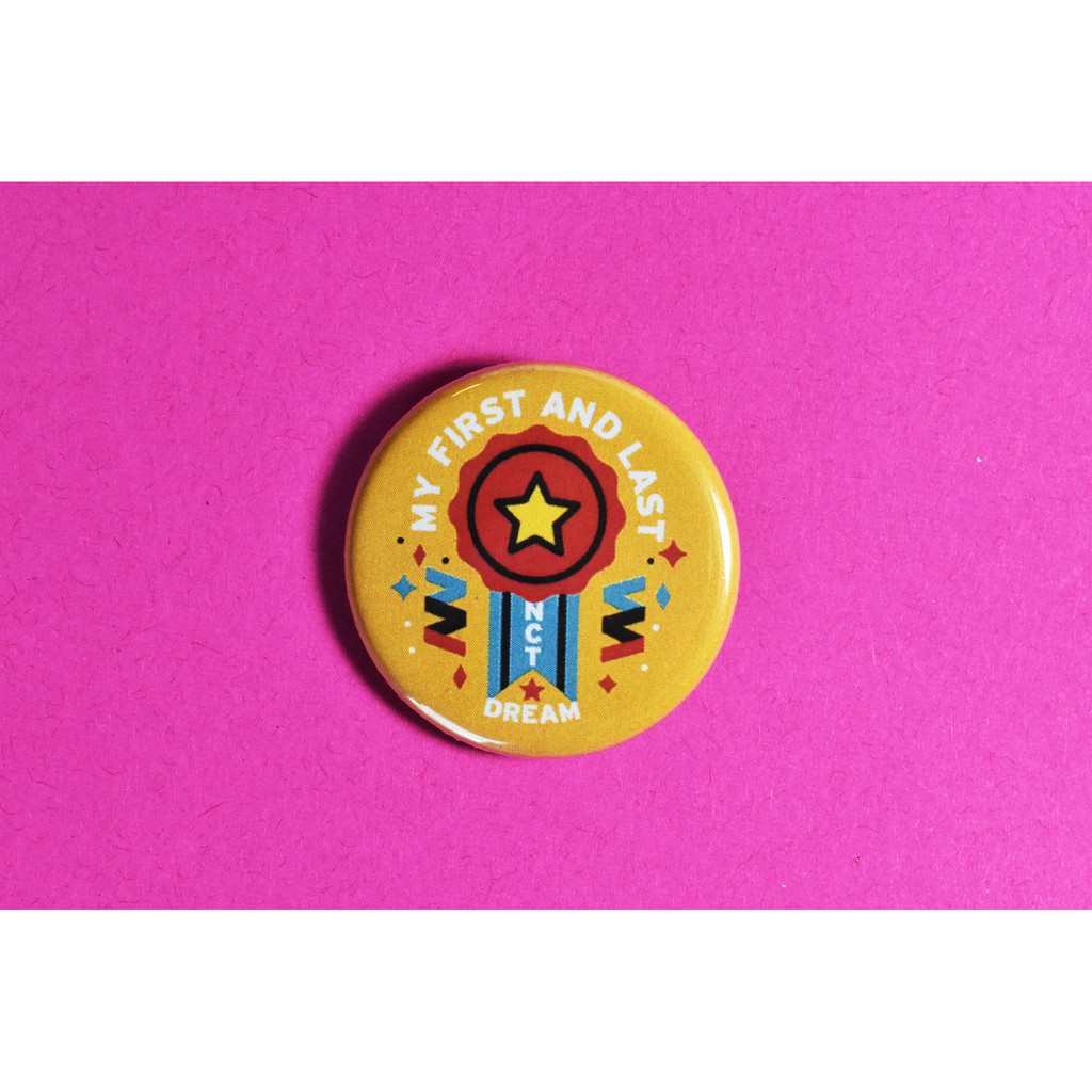 NCT DREAM PIN BUTTON SET KPOP SIZE 25MM bros / badge