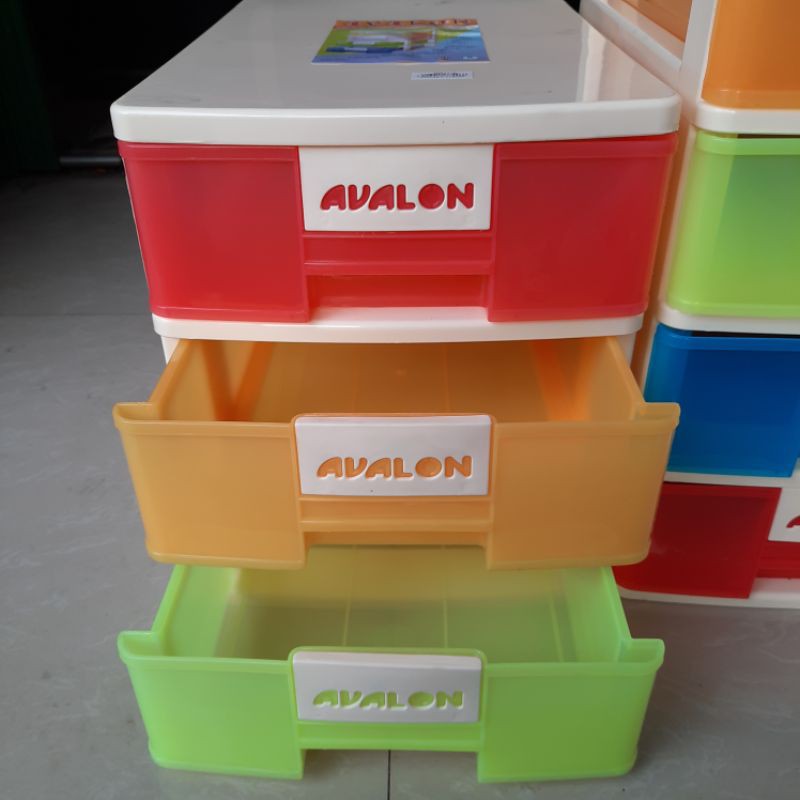 Laci Mini / Mini Container / Tempat ATK AVALOR susun 3-4- 5