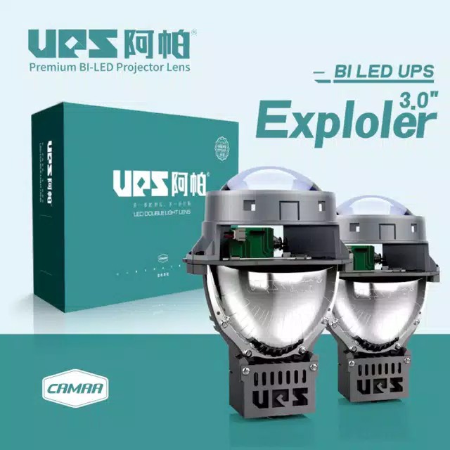 PROJECTOR BILED UPS EXPLORER 3 INCH BLUEFIRM DUAL CHIP LED NEW