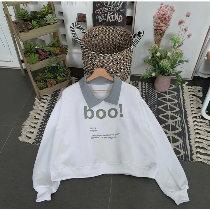 Sweater Wanita Termurah Berkualitas - Boo Colar