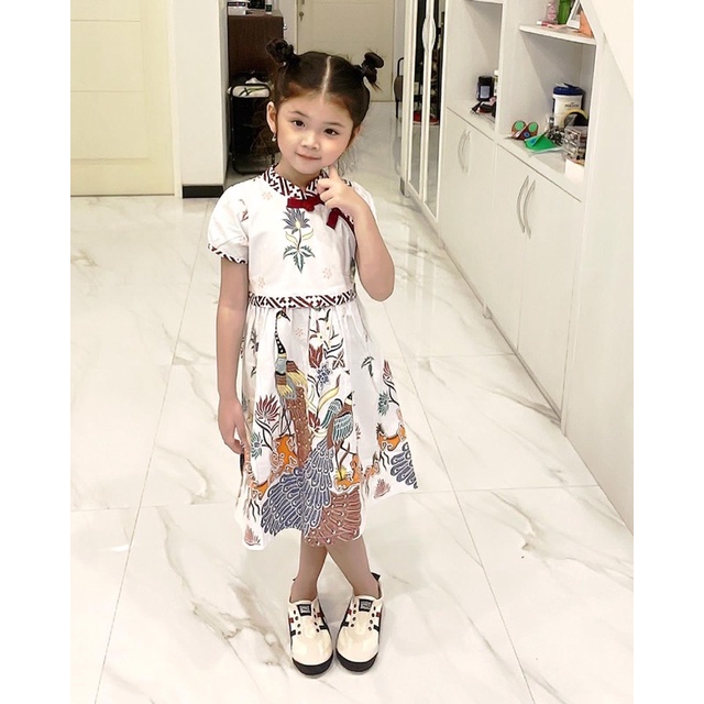 Dress/ Kemeja Batik Anak BBC/ Seragam Batik/ Batik Sekolah