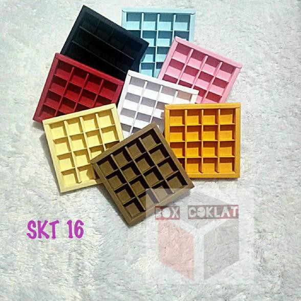 

BIG SALE Box Coklat LEMBARAN Sekat 16 (4x4) Minimal Order 5 Lembar)