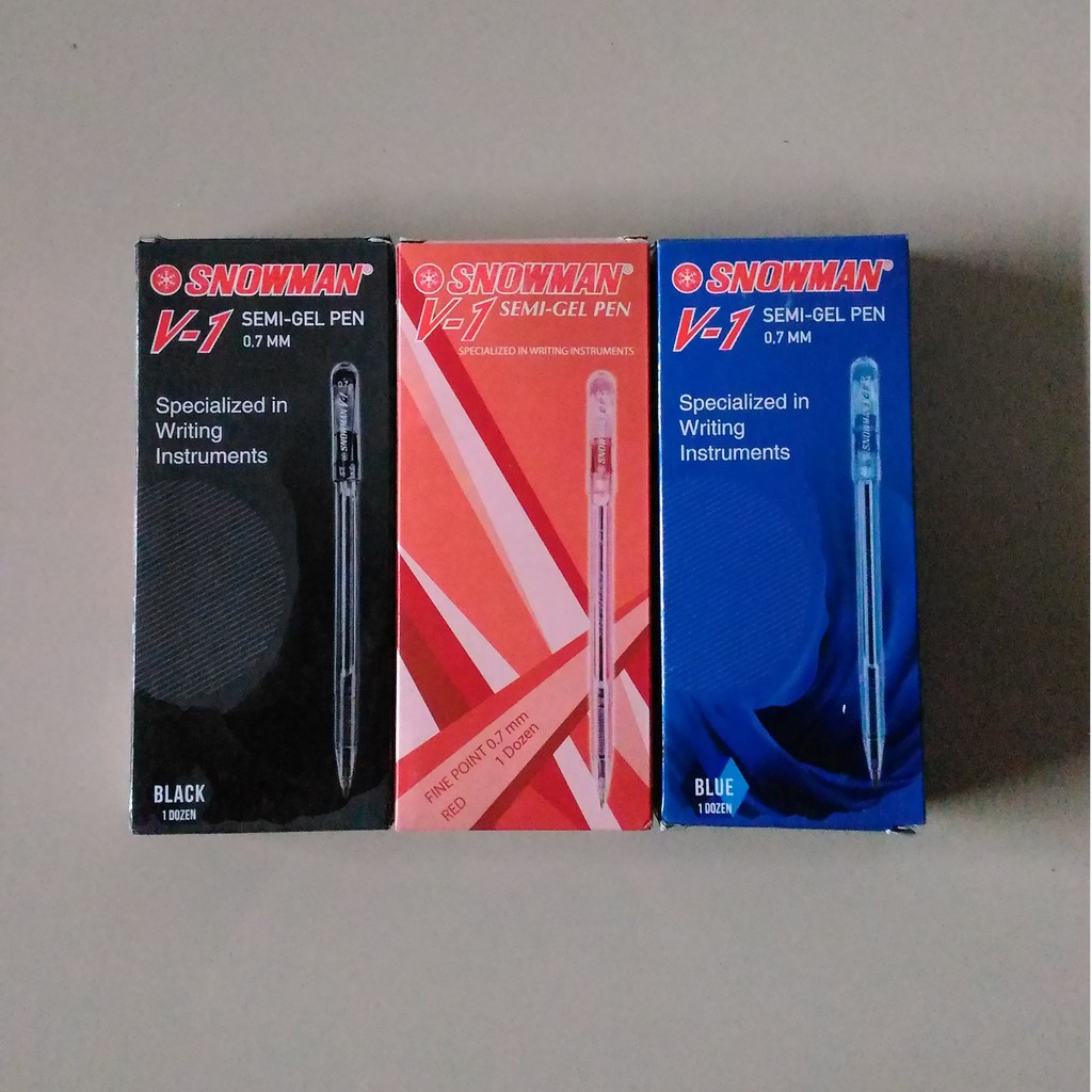 

HQO SNOWMAN V-1 SEMI GEL PEN 1 DUS H0321A