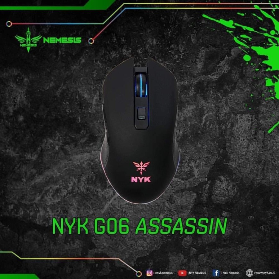 Mouse Gaming NYK Assasin G-06 LED Lightning