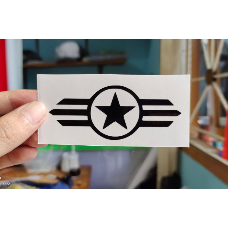 

stiker army 1 custom cutting stiker murah