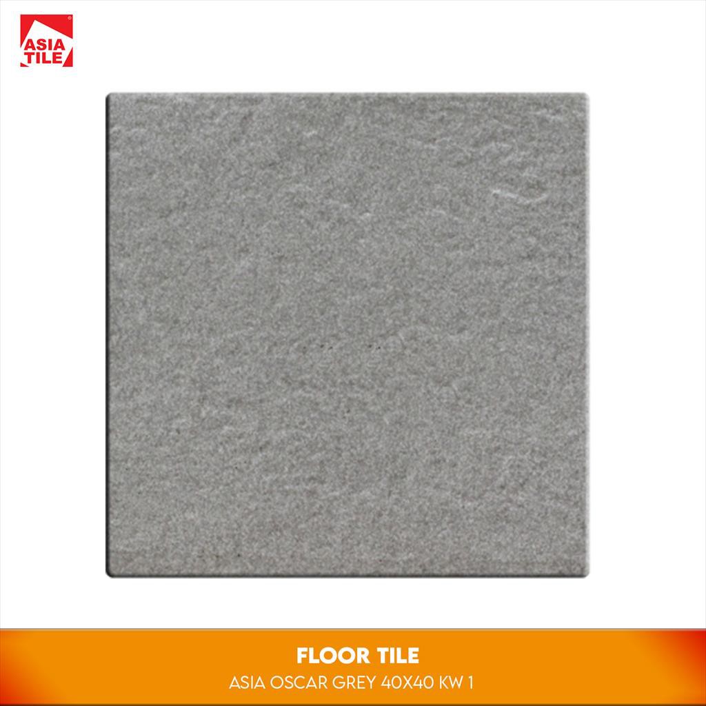  Asia  Tile  Oscar  Grey  40X40 KW1 Keramik Lantai Shopee 