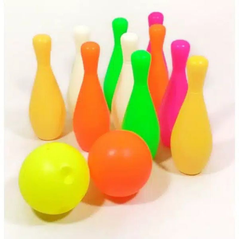 Bowling/ Mainan Anak bola bowling/ mainan anak bowling premium SNI