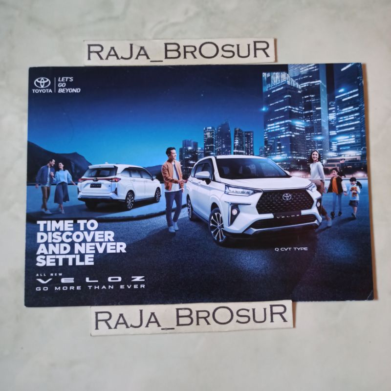Poster brosur katalog leaflet Toyota All New Veloz 2021