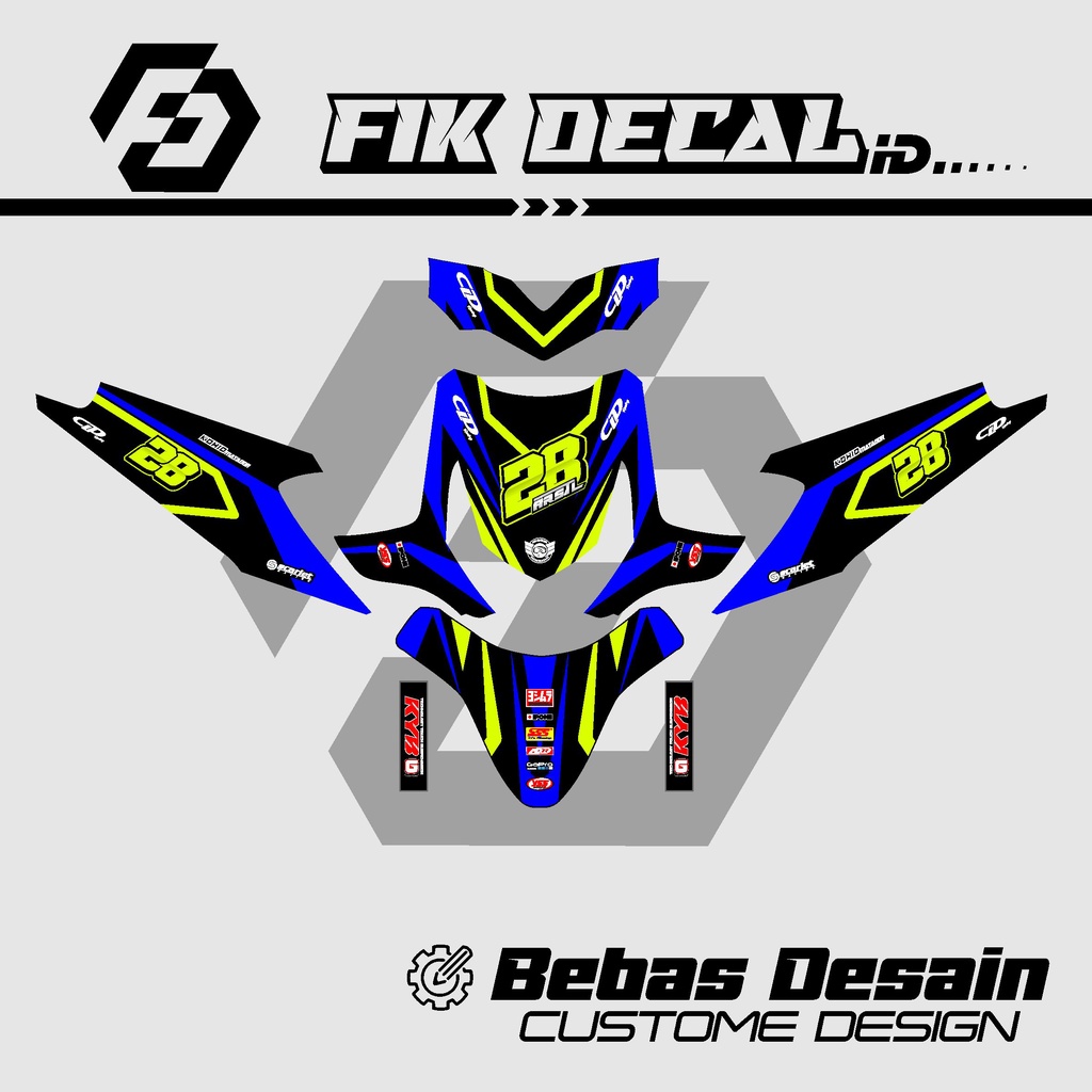 Decal Beat Karbu Road Race  Fullbody Custom Desain