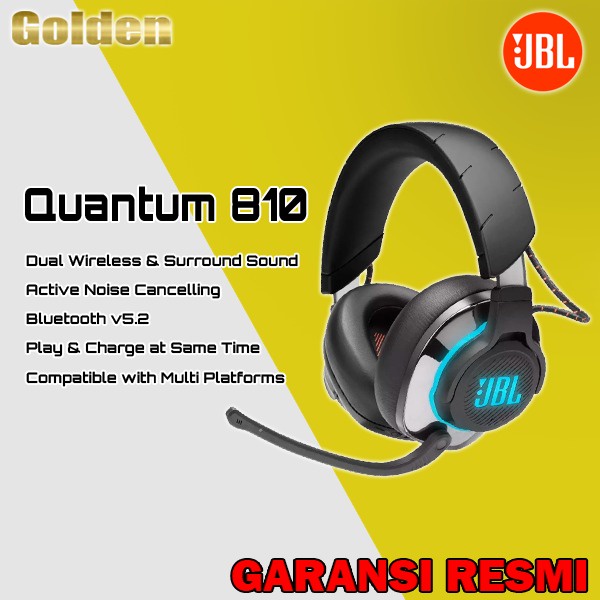 JBL Quantum 810 / Q810 Wireless Bluetooth Headphone ANC Gaming Resmi