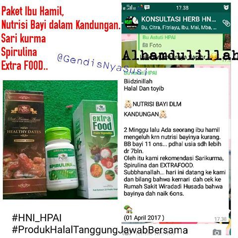 Paket Nutrisi Ibu Hamil Herbal Hni Hpai Lengkap Ibu Menyusui Busui Bumil Bayi Anak Vitamin Indonesia