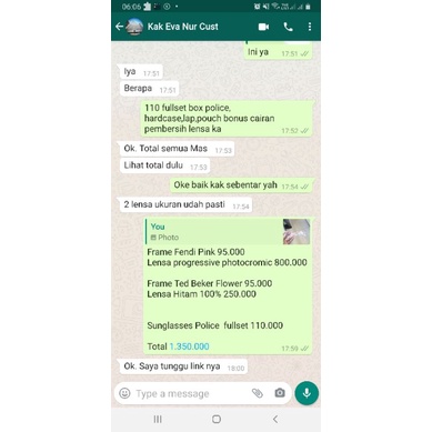 Frame Fendi Pink Plus Lensa PROGRESSIVE PHOTOCROMIC