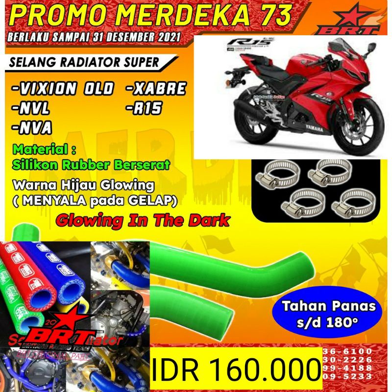 SELANG RADIATOR VARIASI RACING BRT YAMAHA  R15 / XABER/NVL/NVA VIXION LAMA VIXION OLD SLANG Radiator salang radiator ANTI PANAS SELANG AIR RADIATOR SELANG WATER PUPM slang radiaror samco tdr rcb