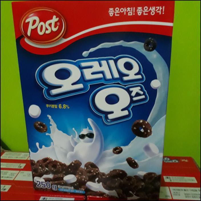 

POST OREO CEREAL IMPORT SEREAL 250 GR MADE IN KOREA / NON HALAL