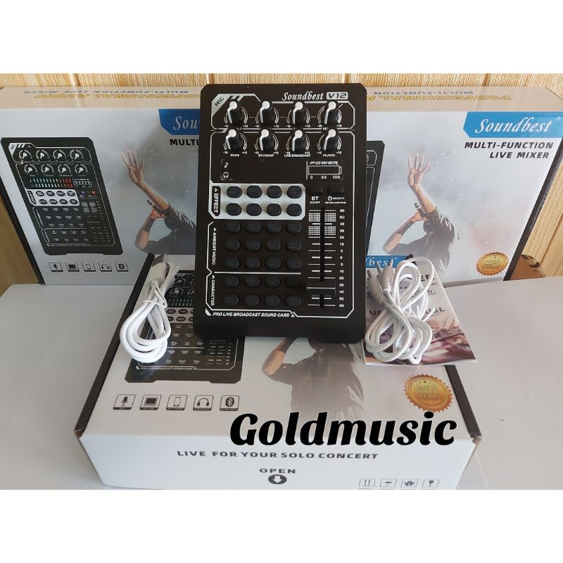 SOUNDCARD V12 SOUNDBEST ORIGINAL SOUNBEST SOUNDCARD V12 SOUNDBEST GARANSI