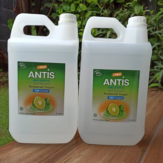 ANTIS Hand Sanitizer 5 Liter / ANTIS 5 LITER / ANTIS REFILL EXP DATE 2027