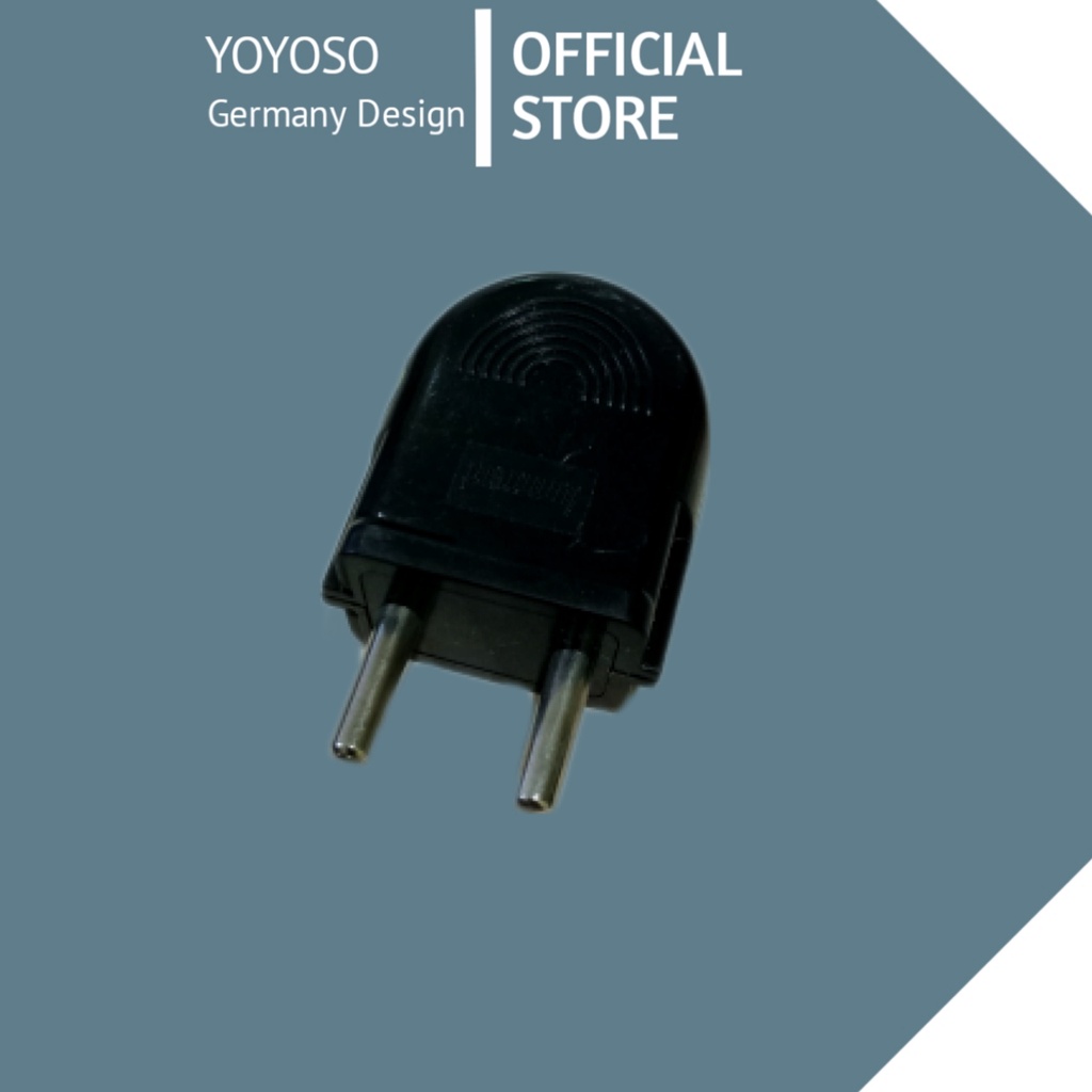 Steker Gepeng Jumbo Steker Besar - Hitam