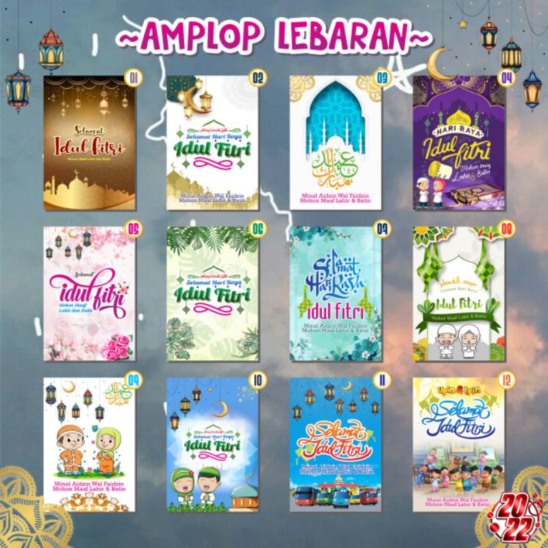 

AMPLOP LEBARAN KARAKTER/ AMPLOP LEBARAN LUCU / ANGPAU isi 10 pcs