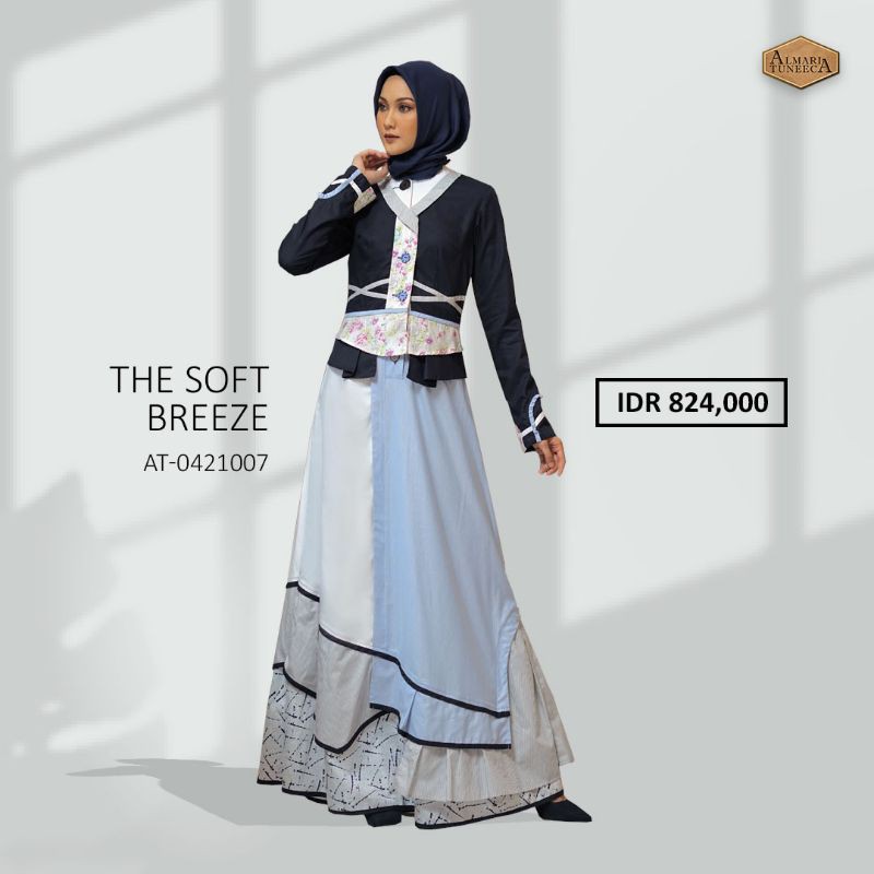 Almari Tuneeca AT-0421007 Ramadhan Series April 2021 Diskon Sale Promo Gamis Long Dress