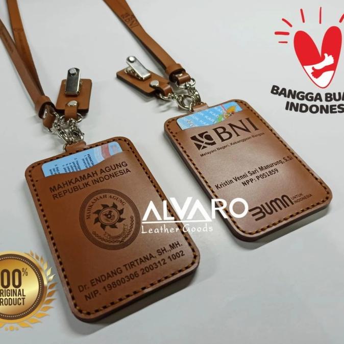 

BAYAR DITEMPAT NAME TAG KULIT CUSTOM / ID CARD HOLDER KULIT/ GANTUNGAN ID CARD KULIT SPECIAL Kode 473