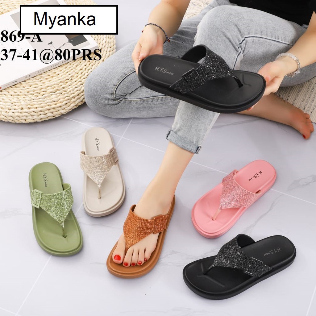 Myanka Jelly Sendal Platform Blink