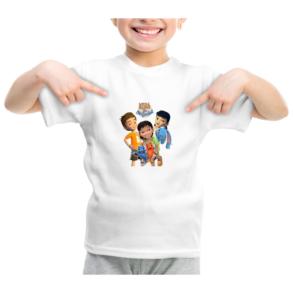 [FREE NAMA !!] Kaos Anak &amp; Family Riska Dan Si Gembul 100% COTTON PREMIUM