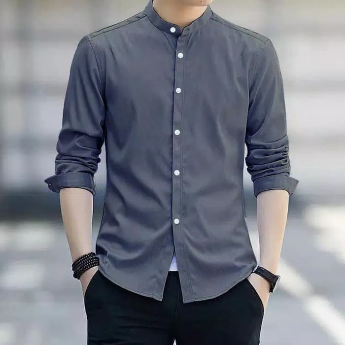 Baju Kemeja Kasual Pria Murah Promo Kmeja Atasan Pakaian Cowok Keren Casual